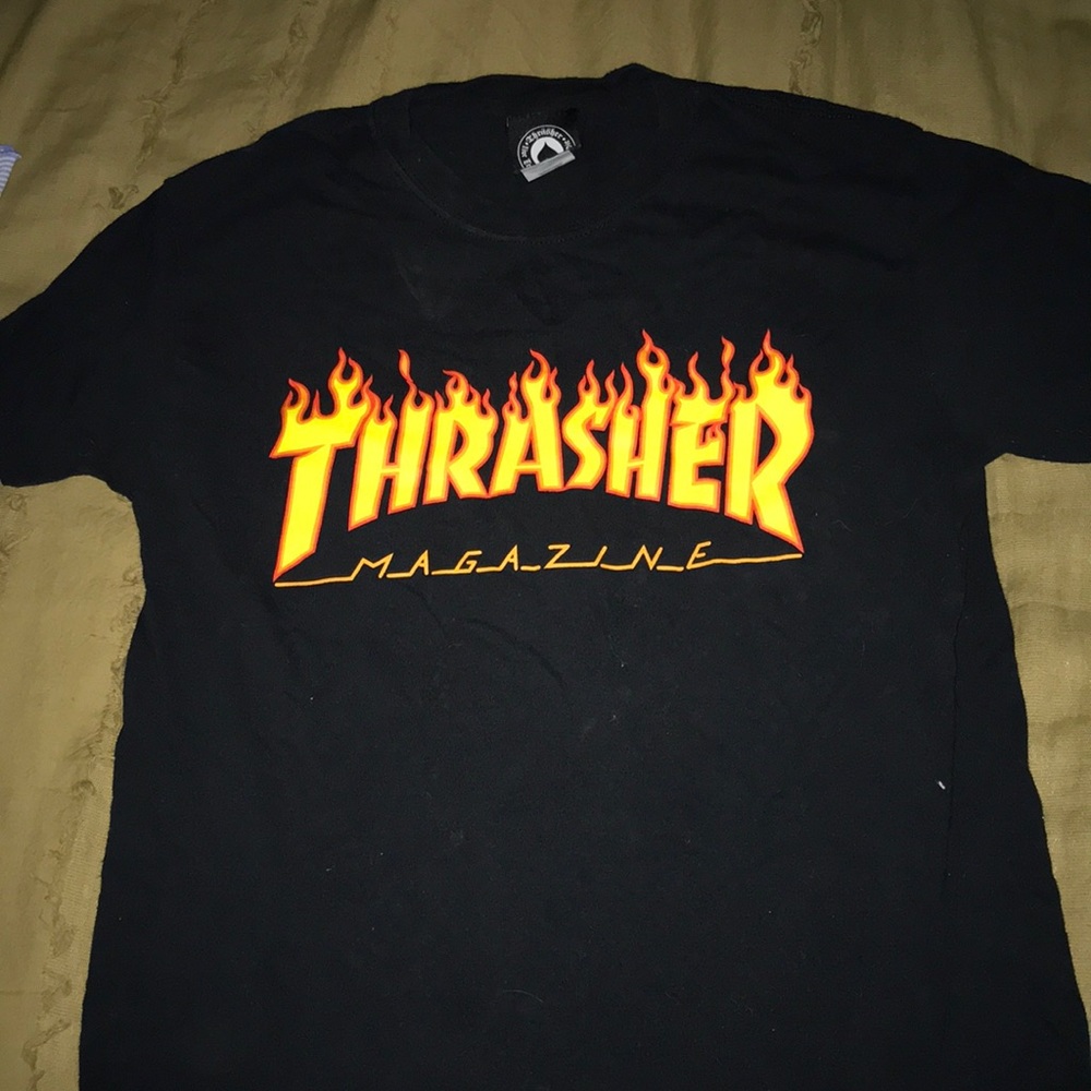 Long sleeve black Thrasher shirt